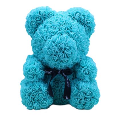 Rose Bear 40cm – Μεγάλο "Αιώνιο" Αρκουδάκι από Τριαντάφυλλα (Luxury Grande Edition) 🌹✨