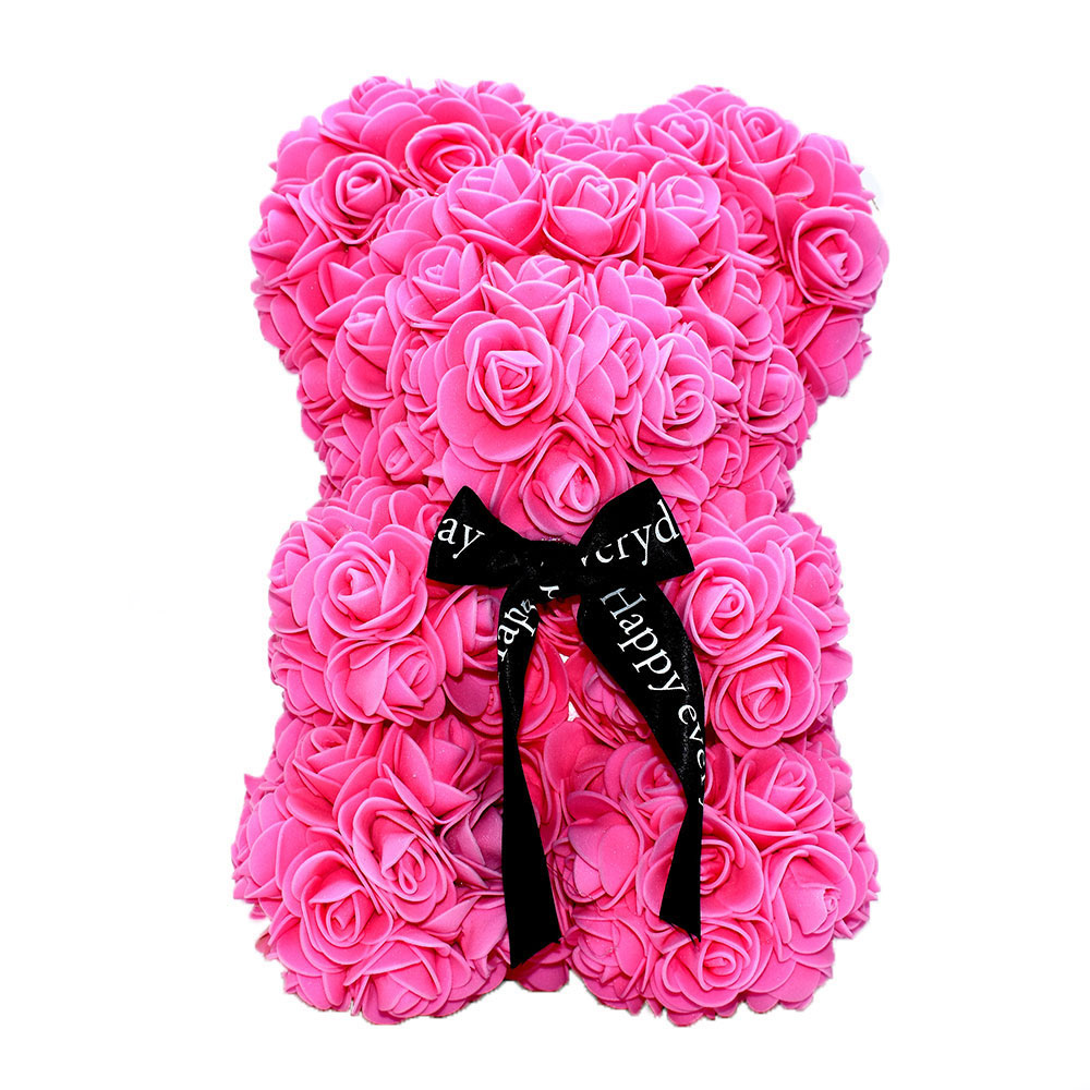 Rose Bear 25cm – Το "Αιώνιο" Αρκουδάκι από Τριαντάφυλλα (Luxury Edition) 🌹🧸